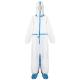EN 14126 Disposable Protective Suit , Hooded Disposable Coveralls