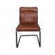 SGS Vintage Restaurant Chairs Metal Leather Upholstered Dinning Jofran Aviation Chair