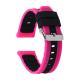 Quick Release Silicone rubber Watch Band Custom Double Color Wristband 24mm Width