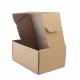Customized Shape Flat Paper Clothing Shipping Box Recyclable For Clothes Packaging