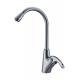 Polished Single Lever Mixer Taps , Brass Ceramic Kitchen Sink Water Faucet with One Hole