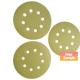 Hook Loop Discs 6 inch Yellow Round Sanding Disc for Professional Automotive Grinding