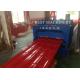 Color Steel Roof Tile Roll Forming Machine PLC System AF - 828 with Pressing