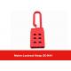 Red Color Six holes Non-conductive Nylon Safety Lock Out Hasp