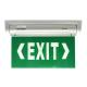 300Lm Emergency Exit Sign Light With 2 Adjustable Head Mounting Plate
