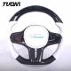 G20 G30 G28 Bmw Carbon Fiber Steering Wheel White Perforated Leather LED