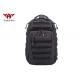 Durable Outdoor Travel Black Tactical Day Pack Customized Logo 30L - 40L Capacity