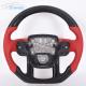 Red Stitch Leather Land Rover Steering Wheel Carbon Fiber 35cm ODM