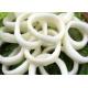 forzen squid rings white color EU standard no additives Diameter 3-7cm chemical off Todarodes pacicicus