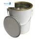 3.7L Empty Paint Jars Custom Printed Tin Cans With Lever Lids ISO9001