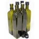 Hot Stamping Clear Round Dark Green Glass Bottle 250ml 500ml for Cooking Olive Oil