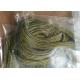 350 C Degree Resistant Automotive Braided Sleeving Nomex Green For Cable Harness Protection