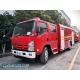 ISUZU ELF 190hp Red Fire Apparatus Trucks With Maximum Load Capacity 3000kg