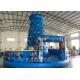 Blue Kids Frozen Inflatable Climbing Wall Type PVC Material Inflatable Sports Arena