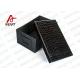 Comestic Products Storage Large Black Cardboard Boxes With Lids For Gifts