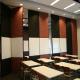 Floor to Ceiling Acoustic Room Dividers Flexible Wooden Office Folding Partition Wall