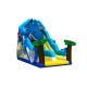 Ocean Theme Shark Inflatable Slide Inflatable Climbing Wall And Slide For Kids