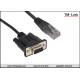 RS232 DB9 D-Sub 9pin female to network patch cord cable assembly