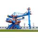 High Capacity Coal Unloader / Blue Coal Unloading Equipment Low Noise