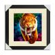 Strong 5d Deep Effect Lenticular Photo Printing 40x40cm Picture Tiger / Wolf
