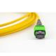 MPO / APC - MPO / APC Patch Cable High Density Multi - Fibers Solutions