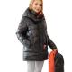 FODARLLOY 2022 Winter Coat Women Slim Snow Outwear Medium-long Wadded Jacket Thick Padded Warm Cotton Parkas