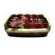 Food Grade Tin Cookie Box For Packaging , Chocolate Tin Box Recyclable