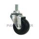 Height 70mm Light Duty Casters  M10 Threaded Stem Casters For Furniture