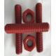 Red ASTM a193-B7/B7M Threaded rods  PTFE TPFE PVDF Plain, black, phosphate, zinc, hot dip galvanizing, dacromet
