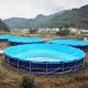 Large Round Aquaculture Tanks UV Resistant PVC Biofloc Fish Tank Tarpaulin