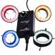 Colorful Yellow Red Microscope Led Ring Light Microscope Ring Light Illuminator