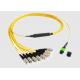 8 FC to MTP Multimode 125um MPO Breakout Cables
