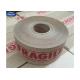 Brown Kraft Paper Tape Water Active Fragile Print For Box Sealing Bunding