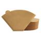 Food Grade Cone Disposable Coffee Filter Paper Natural Paper Filters