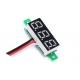 3 Wire 0.28 Smart Lighting System DC 0-100V Digital Voltage Meter High Accuracy