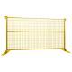 6 X 10 Size Canada Temporary Fence 50mm X 100mm Mesh Powder Coated Yellow