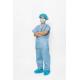 35-50GSM Surgical Scrub Suits With Short Cuff , Disposable Hospital Scrubs