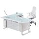 Home Office Glass Desk Modern Style Convertible For Officeworks SGS Certificate