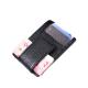 EN17 Faux Vegan PU Card Holder Slim Genuine Leather RFID Blocking 11x7.7x0.4CM