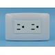 High Standard 2 Gang Socket Durable And Safe Wall Power Outlet Flame Resistant
