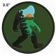 Bigfoot Sunset Embroidered Patch iron-on Applique X-Files Cryptid Mystery UFO