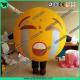 Promotional Inflatable Mascot Costume Crying Face Ball Inflatable Walking Cartoon