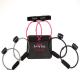 Nonslip elastic exercise bands with handles , Latex fitness insanity resistance bands