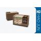Custom Cardboard Takeaway Boxes Art Paper For Fast Food Packaging