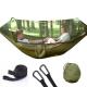 Camping Hammock with Mosquito Net, Hammocks with 13ft Tree Straps Carabiners, Automatic Quick Open Outdoor
