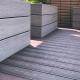 Waterproof Balcony Outdoor Composite Decking Boards WPC Hollow Profile