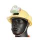 13-15 Hours Working Time Led Miner Cap Lamp for Industrial Mining Hard Hat Rated Voltage 3.7V