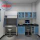 Customized Made Full Steel Chemistry Lab Bench with Epoxy Coating Faucet