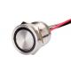 22mm On Off Ring Piezo Touch Switch Illuminated Ip68 Stainless Steel Waterproof