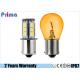 7507 PY21W Led Vanity Light Bulbs 10-15 Watt 10~30 VDC 360 Degree Beam Angle
